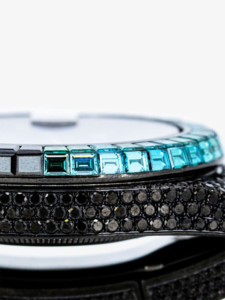 Customised Pre-owned Stainless Steel Rolex Gmt-master Ii Watch