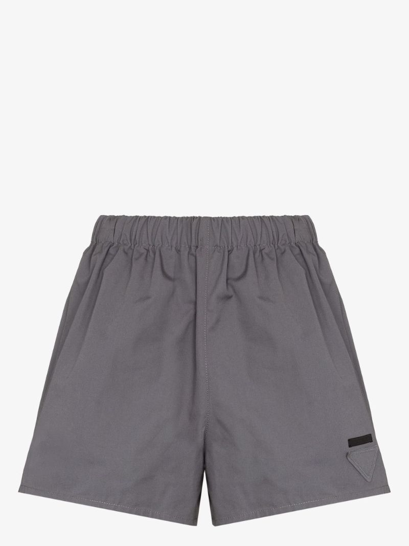 High Waist Cotton Shorts