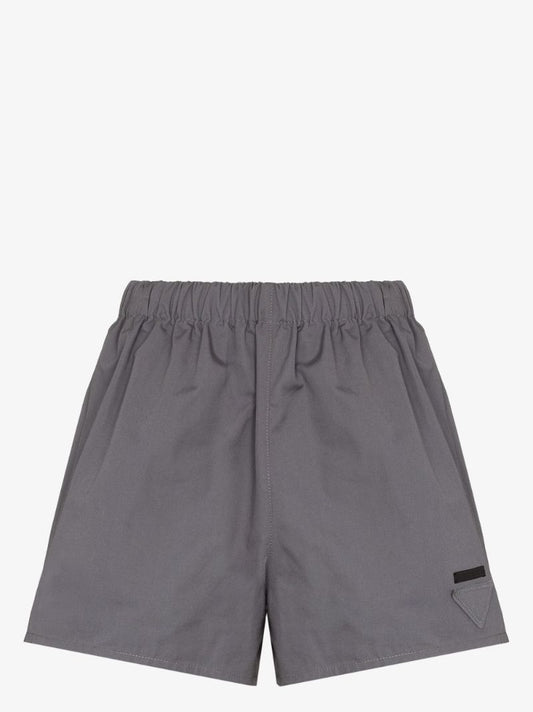 High Waist Cotton Shorts