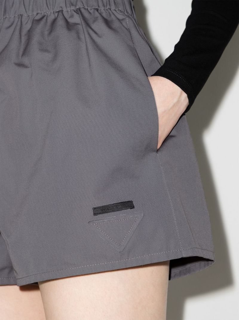 High Waist Cotton Shorts