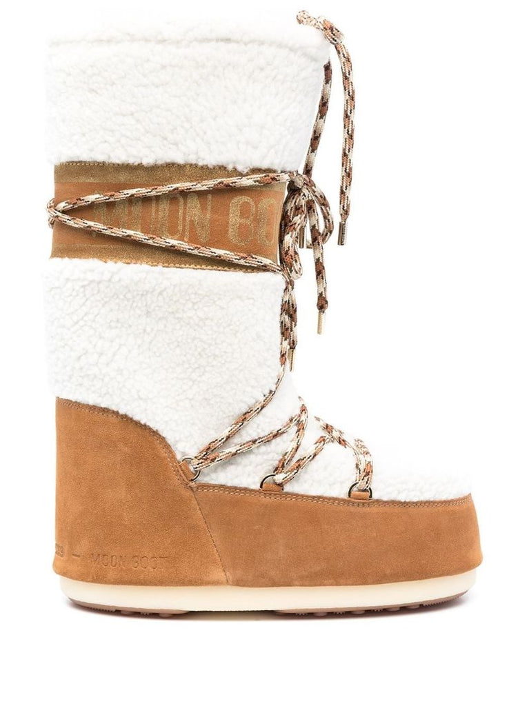 Brown Icon Shearling Snow Boots
