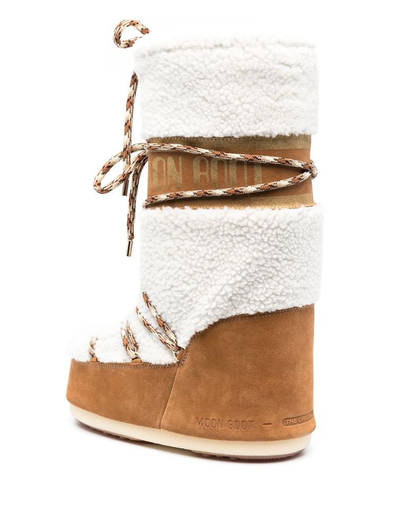 Brown Icon Shearling Snow Boots