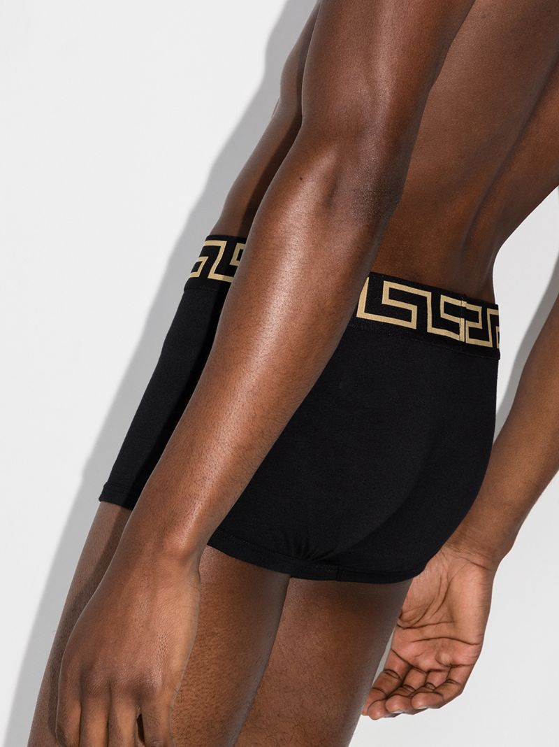 Greca Border Boxer Briefs Set