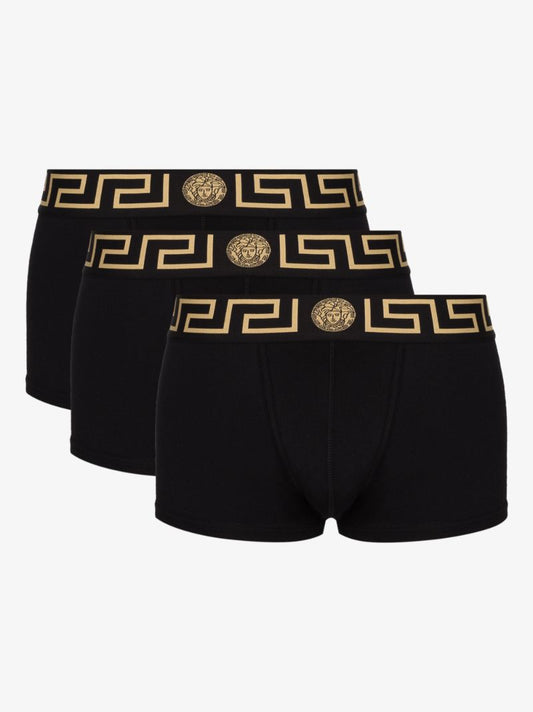 Greca Border Boxer Briefs Set