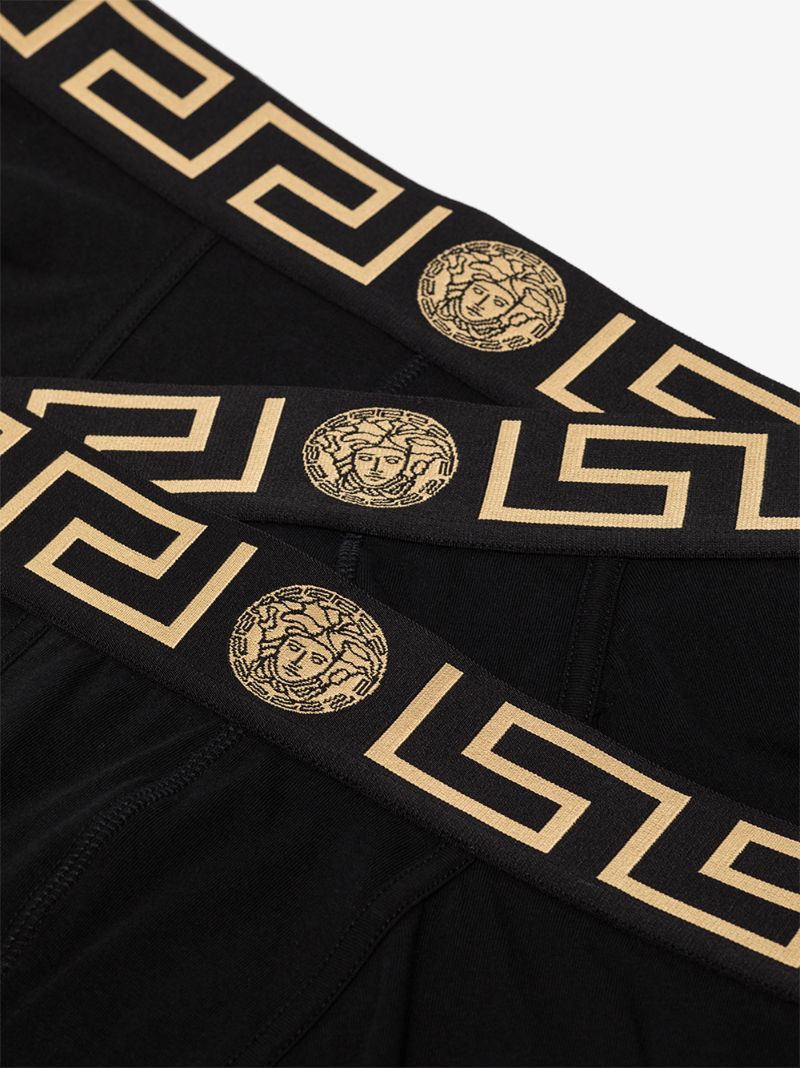 Greca Border Boxer Briefs Set