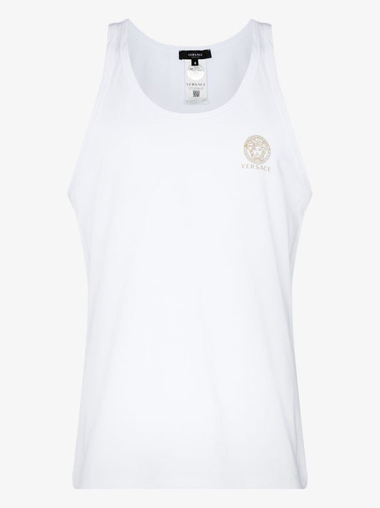 Medusa Logo Cotton Vest