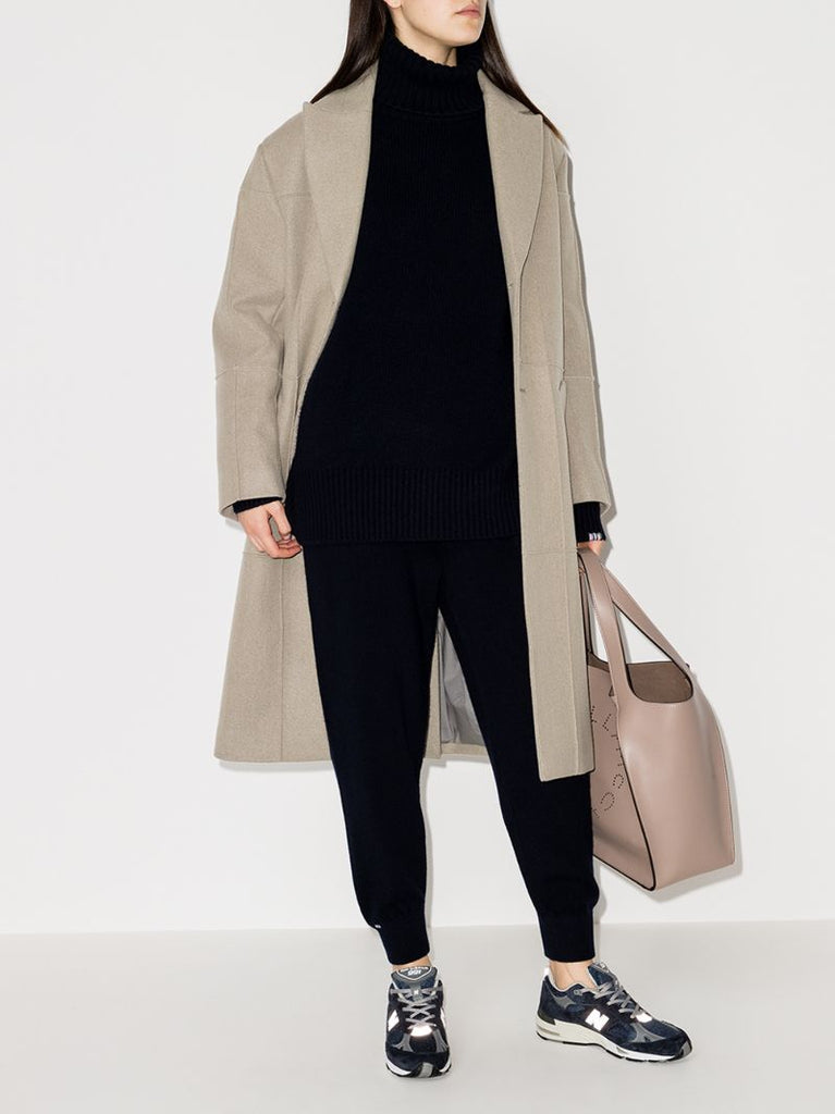Cuffed Cashmere Track Pants