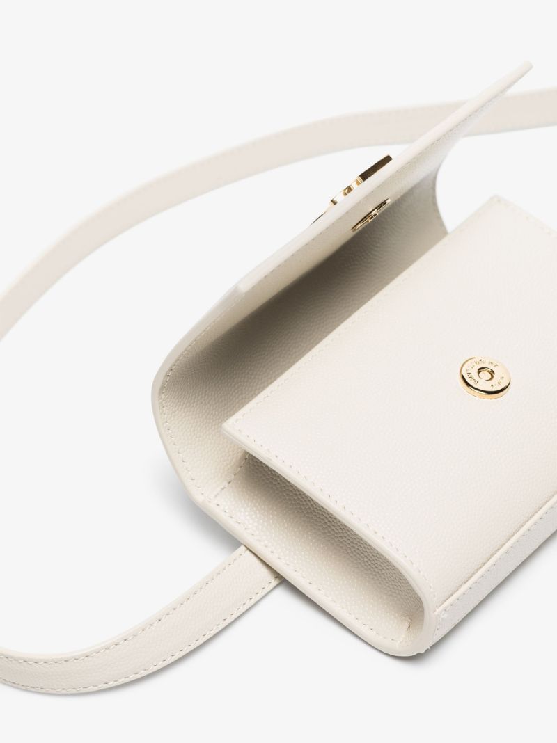 Neutral Kate Leather Cross Body Bag