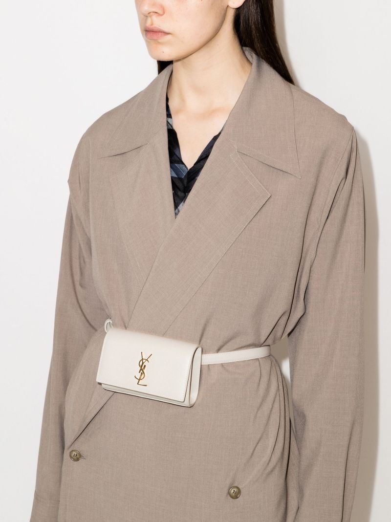 Neutral Kate Leather Cross Body Bag