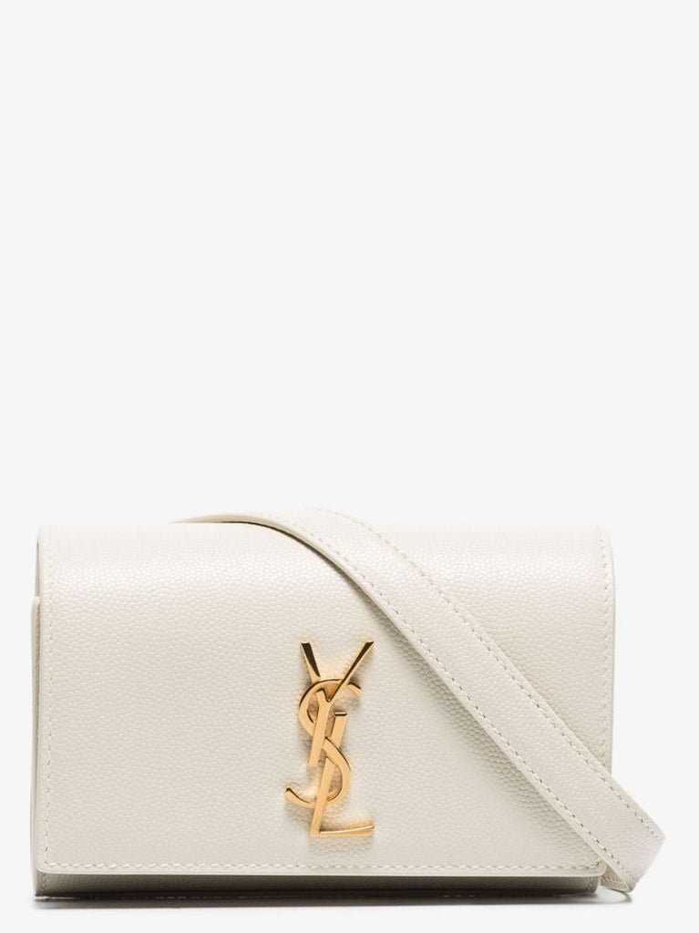 Neutral Kate Leather Cross Body Bag