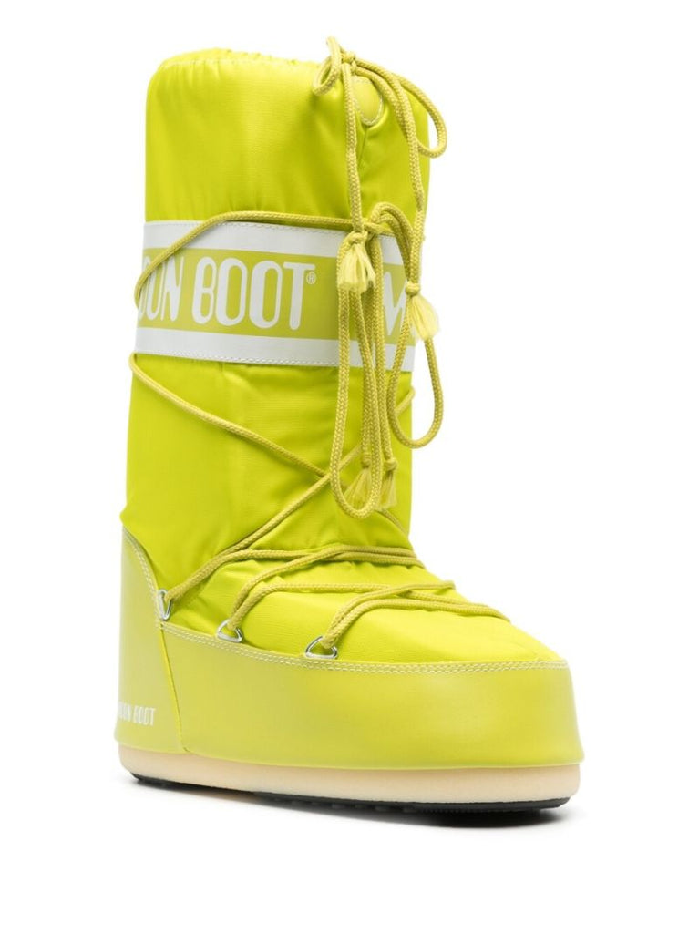 Green Icon Nylon Boots