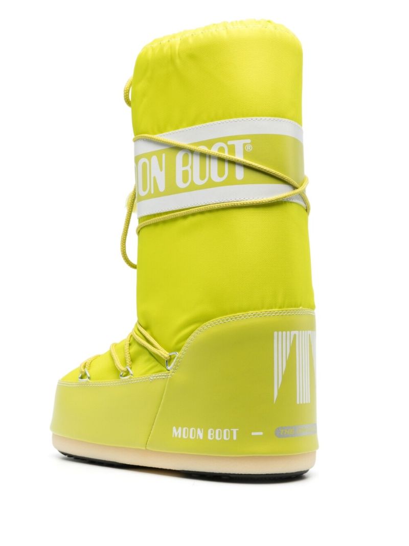Green Icon Nylon Boots