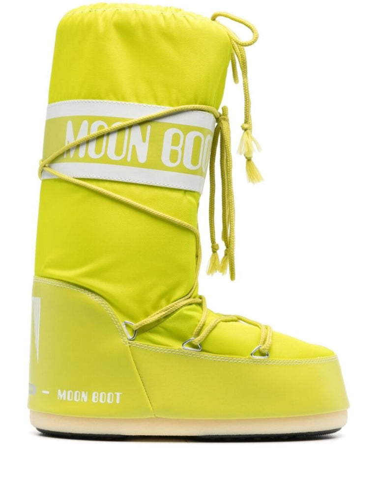 Green Icon Nylon Boots