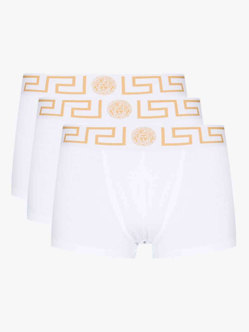 Greca Border Boxer Briefs Set