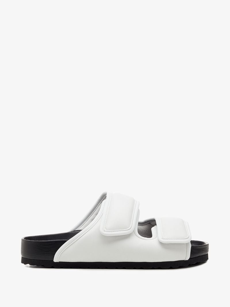 X Csm White Cosy Padded Sandals