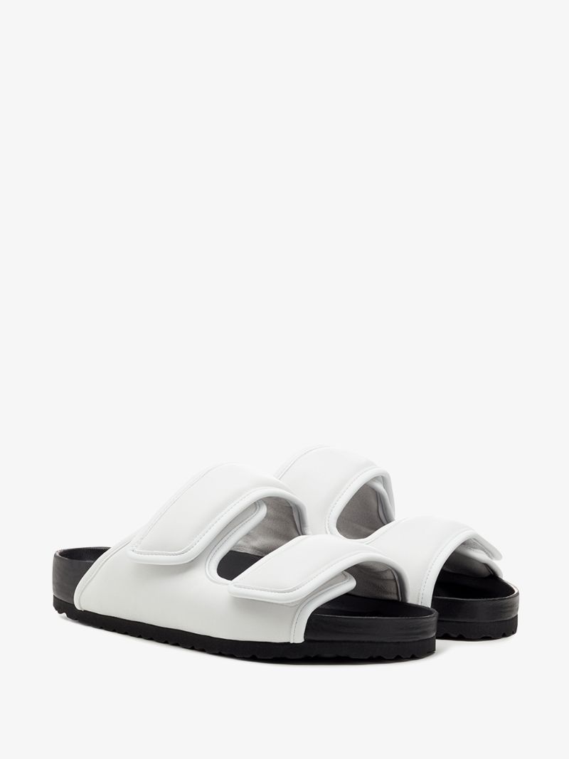 X Csm White Cosy Padded Sandals