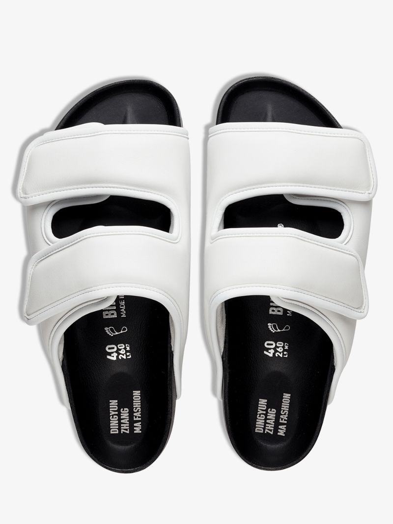X Csm White Cosy Padded Sandals