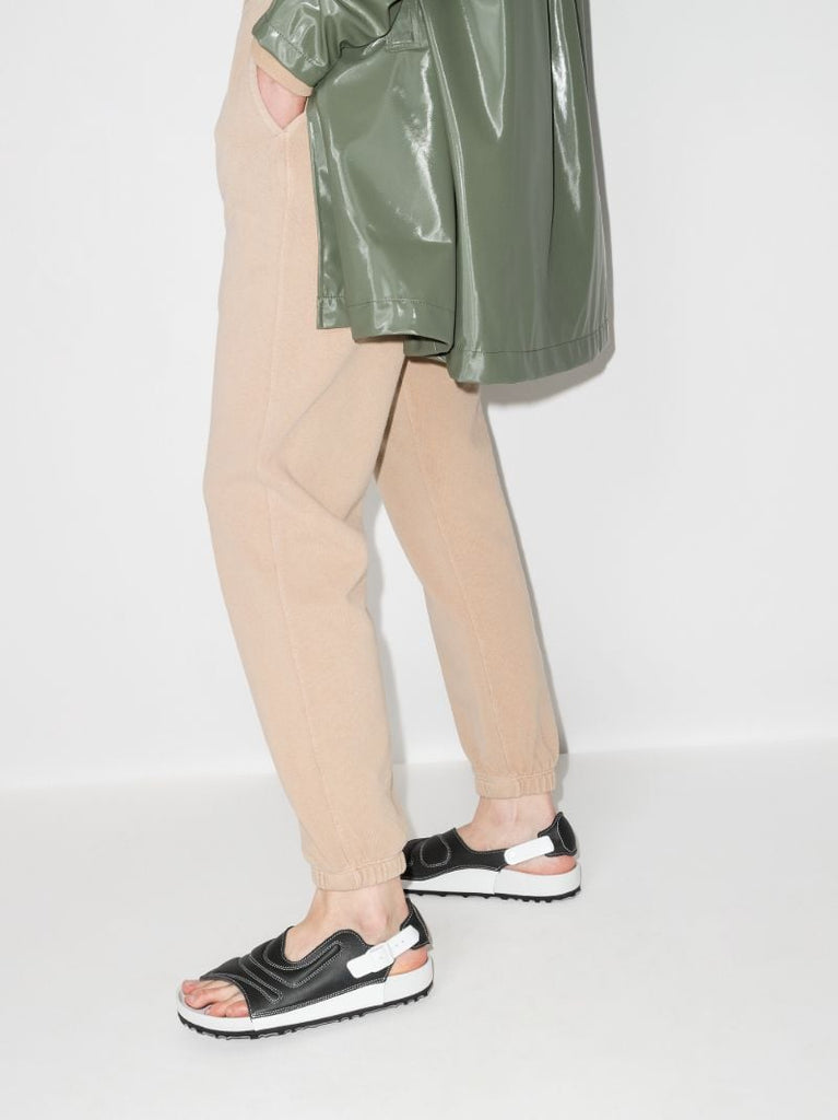 X Csm Black and White Terra Sandals