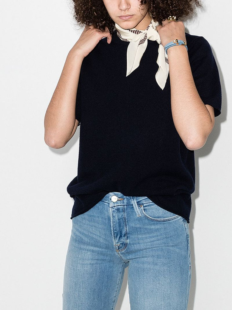 Blue NÃ_x0082_Â°64 Tshirt Cashmere Top