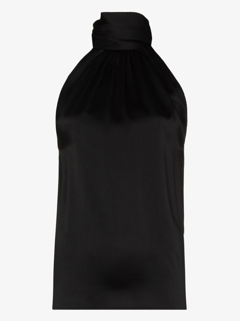Scarf Detail Sleeveless Top