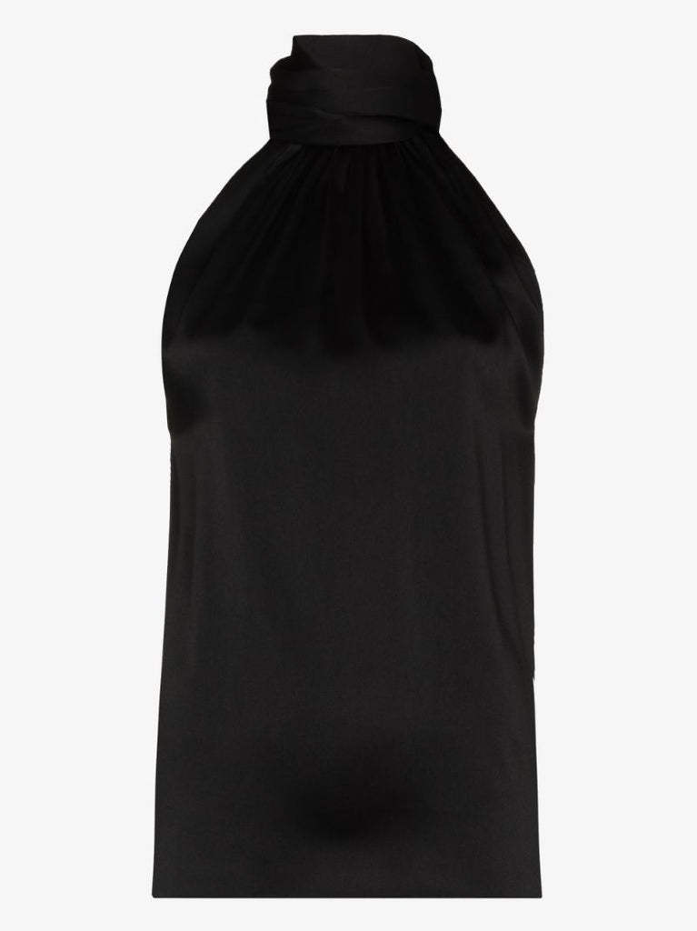 Scarf Detail Sleeveless Top