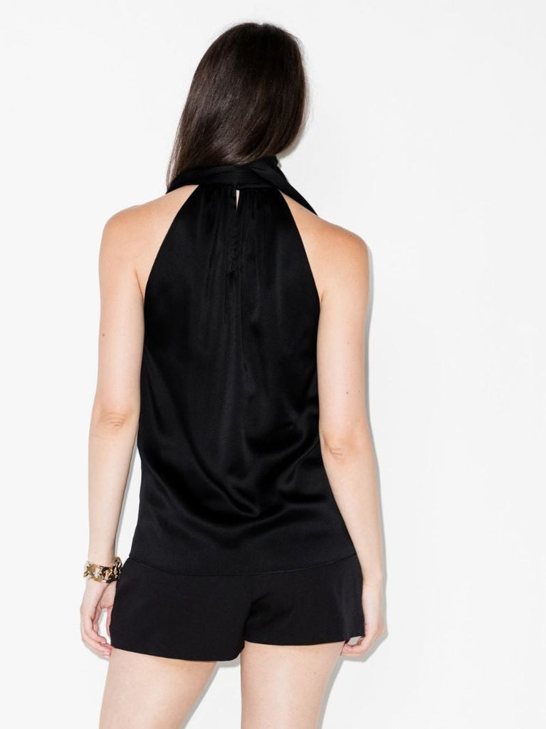 Scarf Detail Sleeveless Top