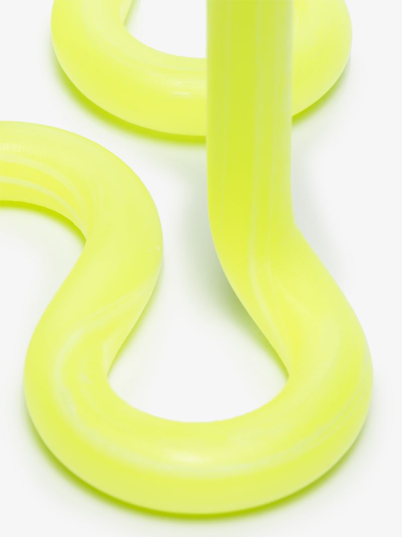 Yellow Twist Fluo Candle Set