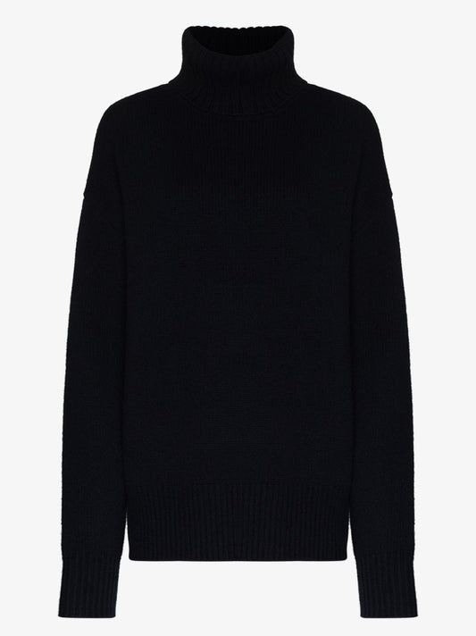 Oversized Roll Neck Cashmere Sweater