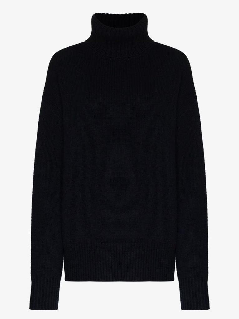 Oversized Roll Neck Cashmere Sweater