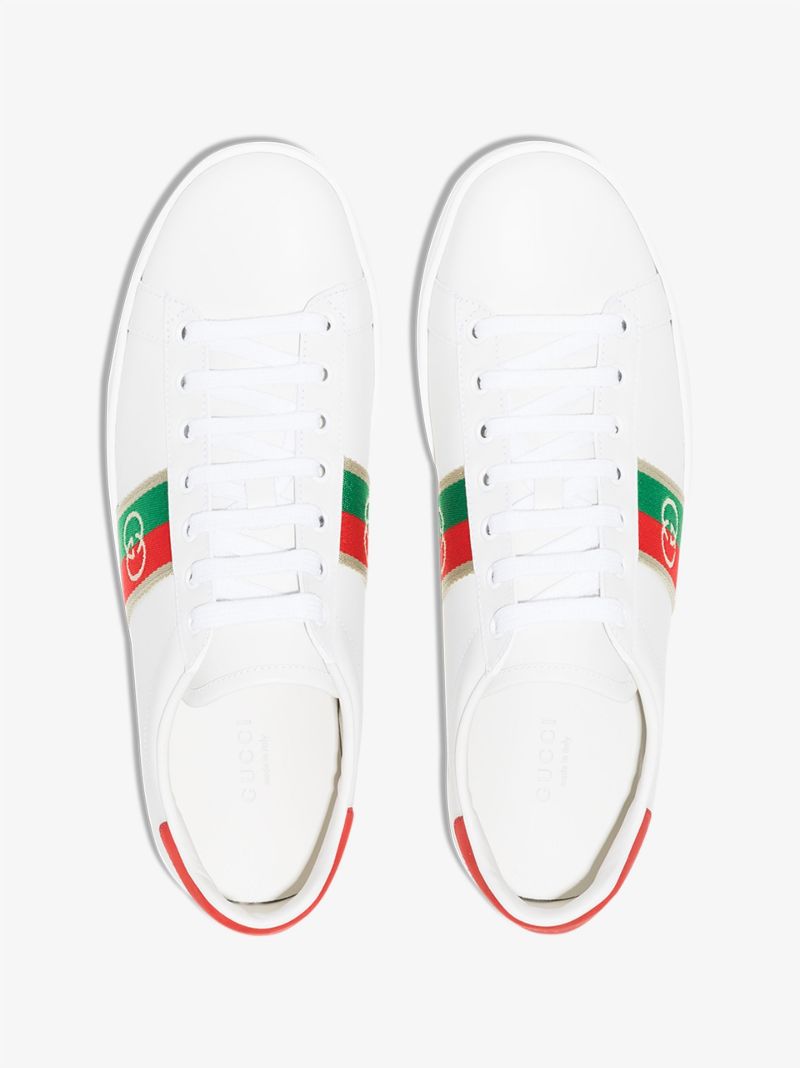 White Ace Leather Sneakers
