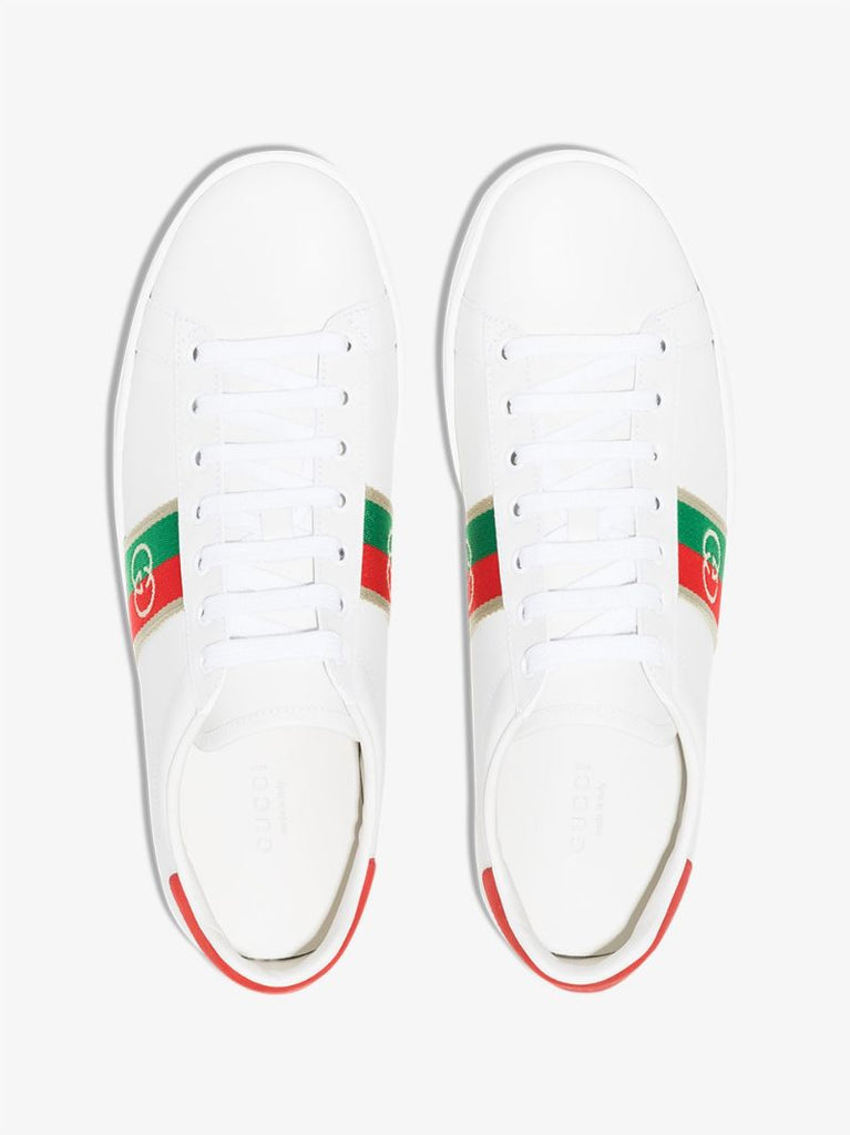 White Ace Leather Sneakers