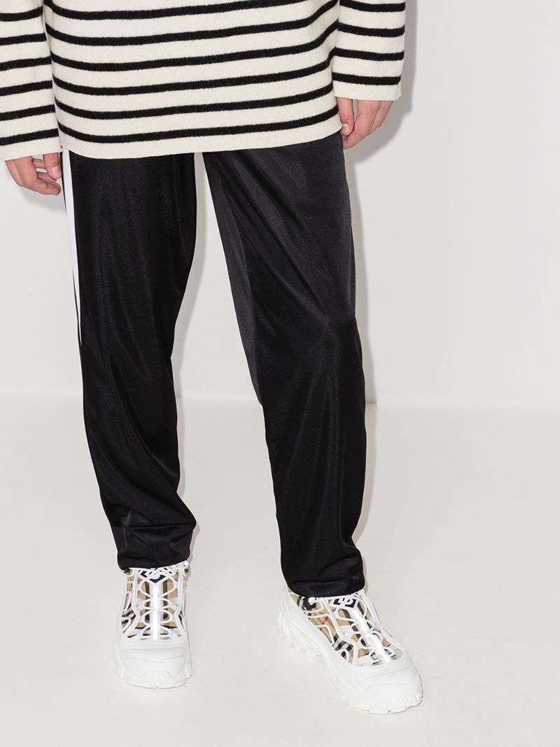White Arthur Vintage Check Sneakers