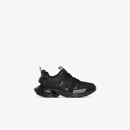 Black Track Clear Sole Sneakers