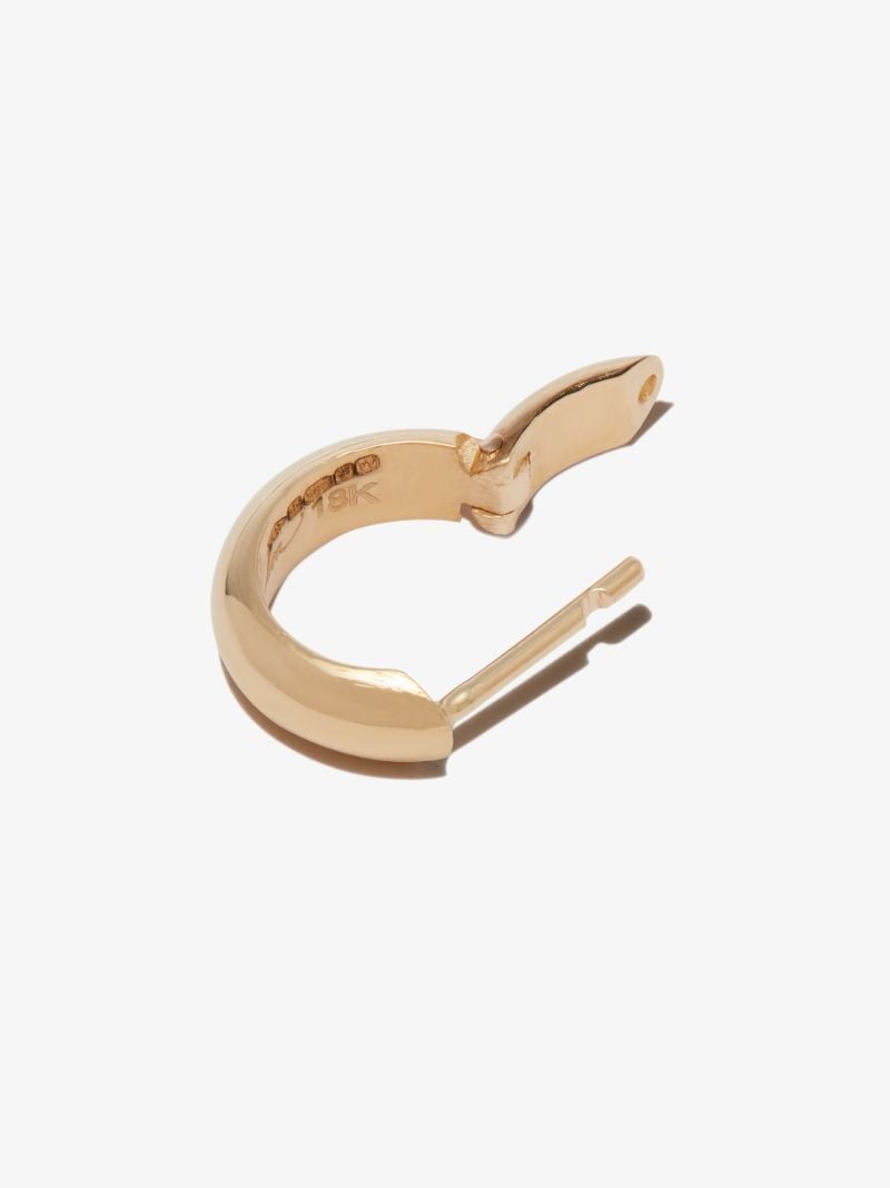 18k Yellow Gold Hoop Earring