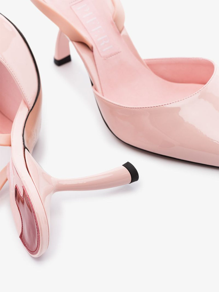 Pink Upanova 85 Vegan Leather Pumps
