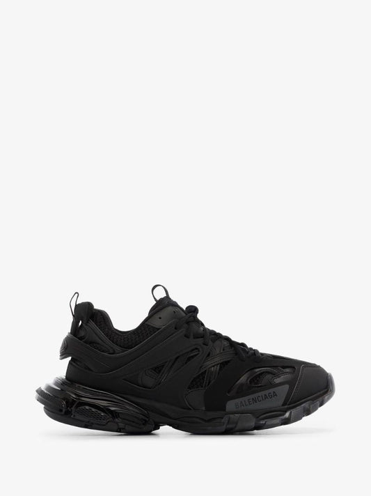 Black Track Clear Sole Sneakers