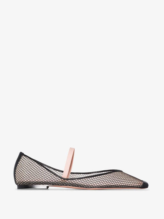 Black Tremaine Mesh Pumps
