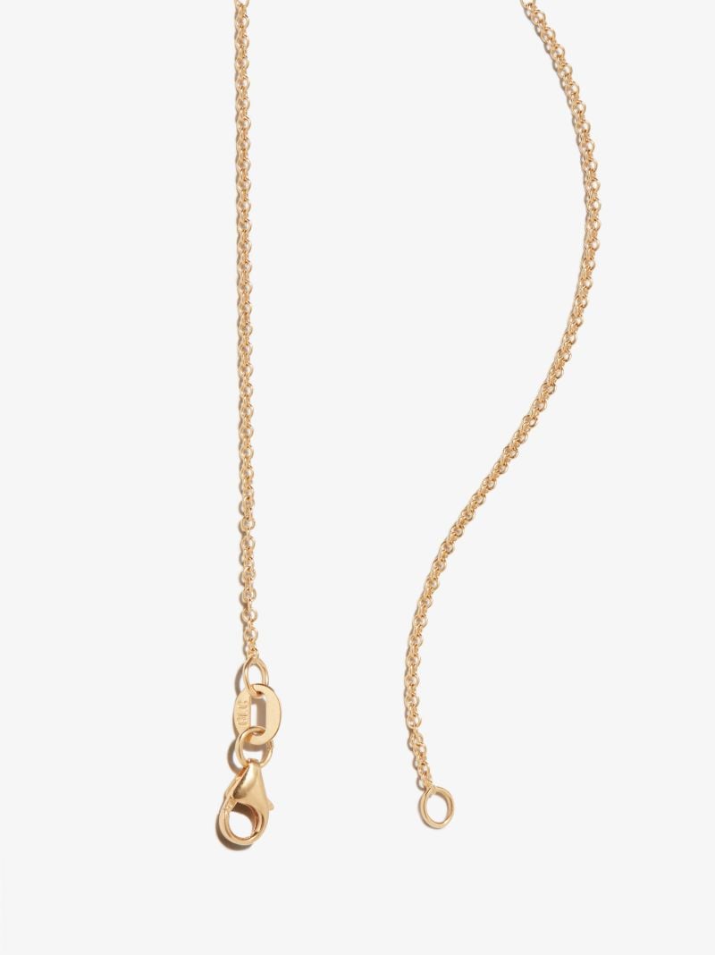 18k Yellow Gold Xl Name Tag Charm