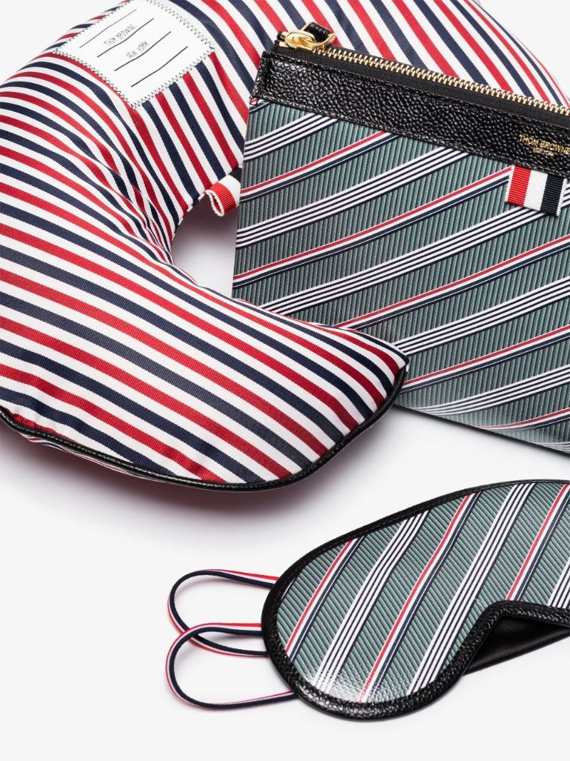 Grey Striped Travel Kit