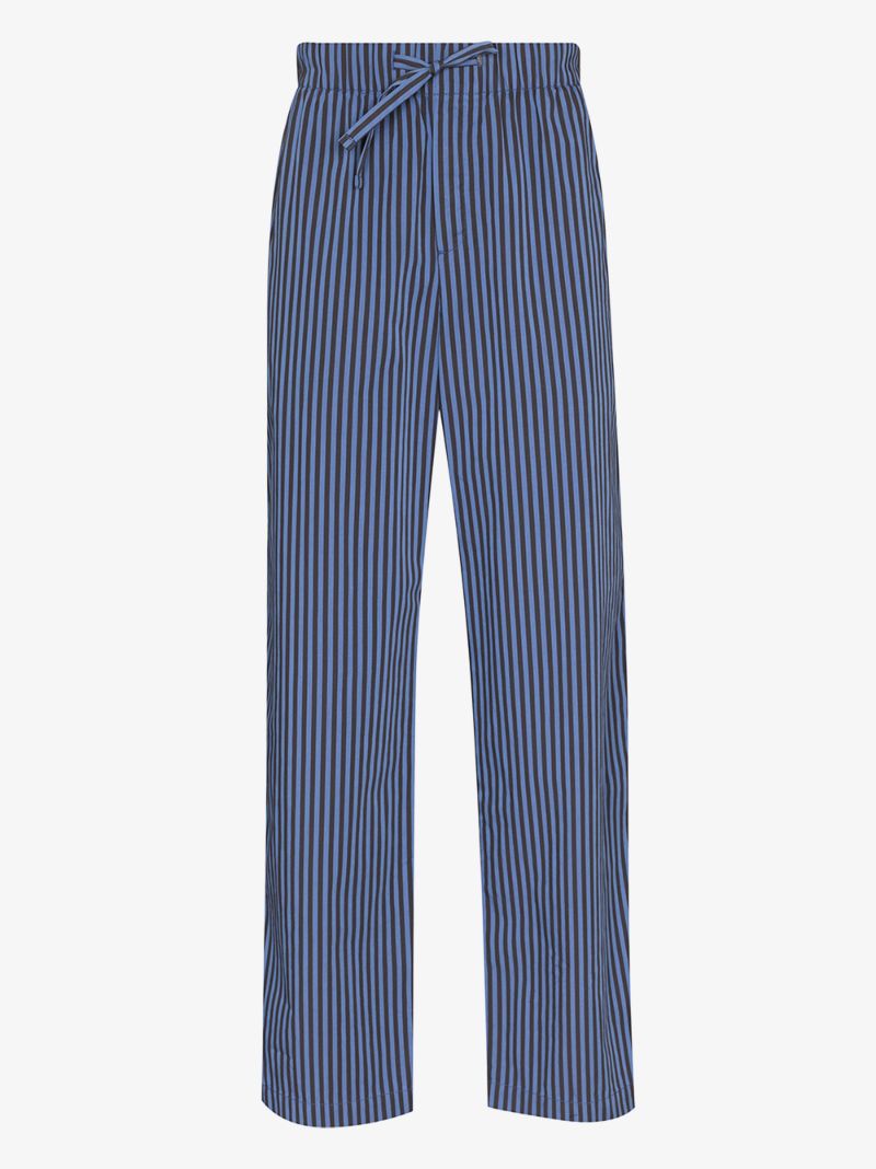 Navy Striped Pajama Trousers