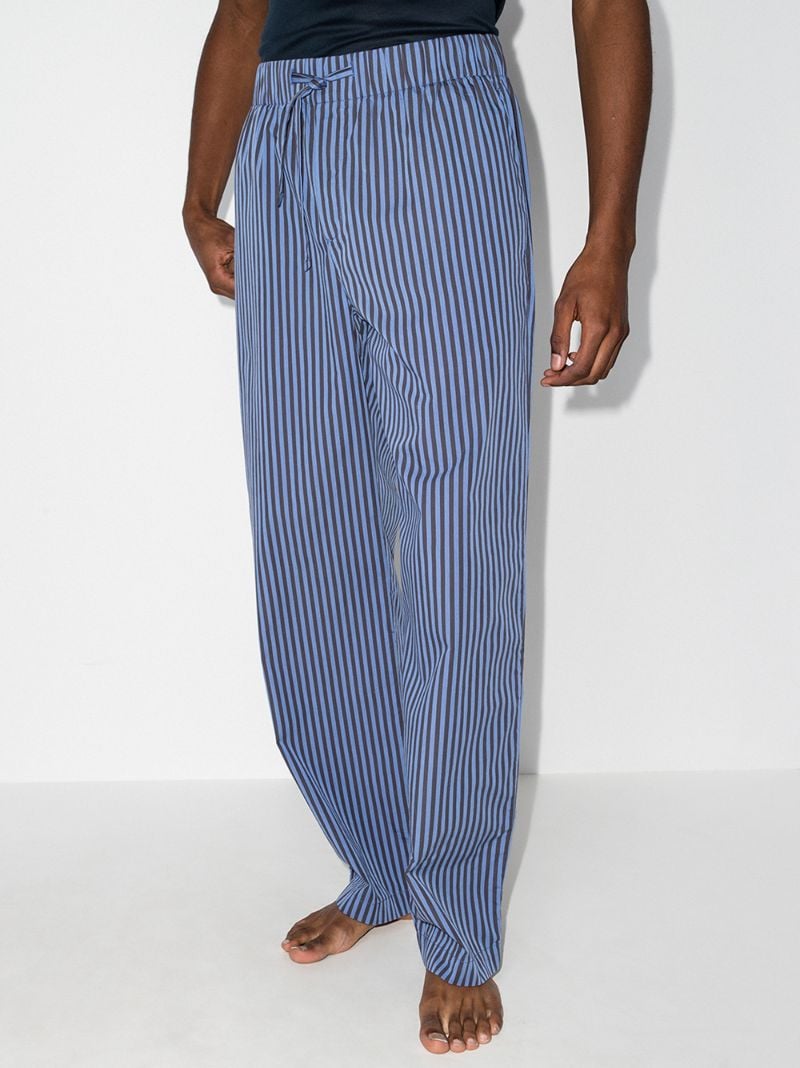 Navy Striped Pajama Trousers