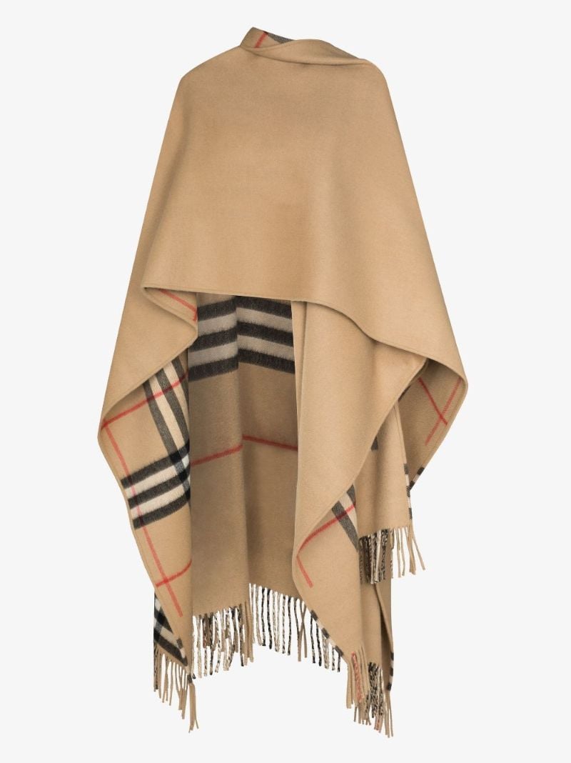 Reversible House Check Cape