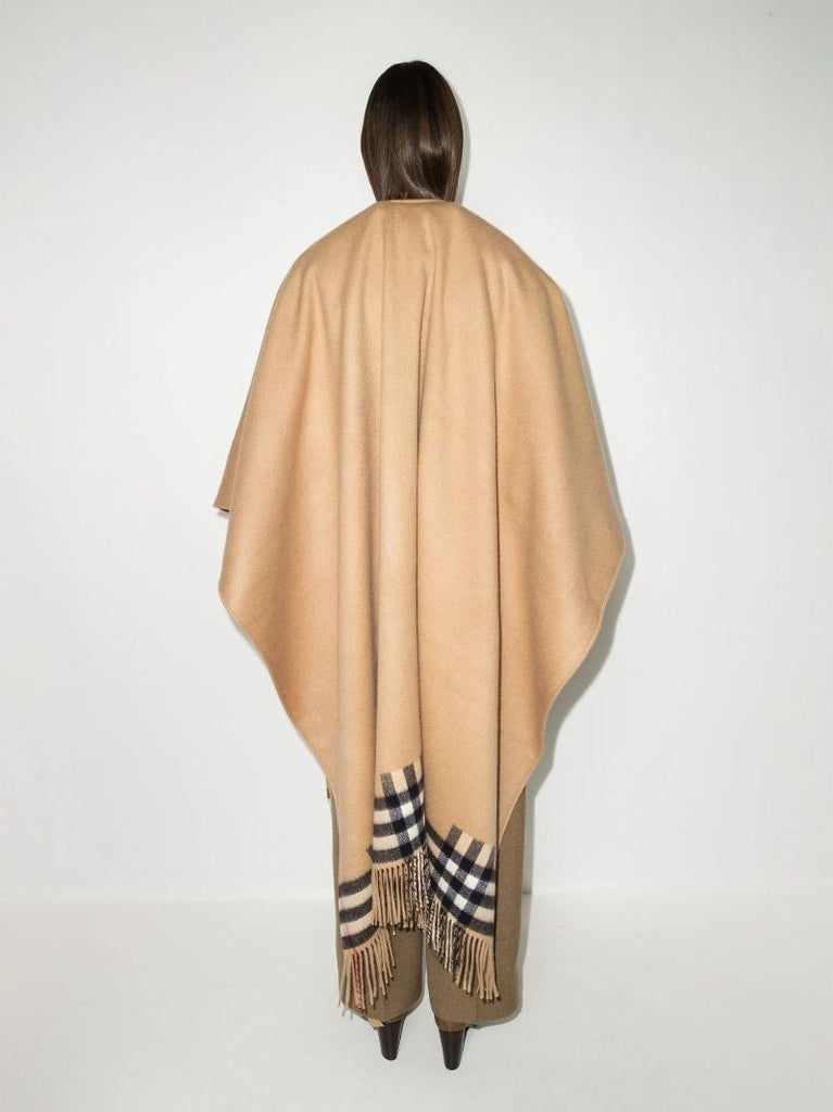 Reversible House Check Cape
