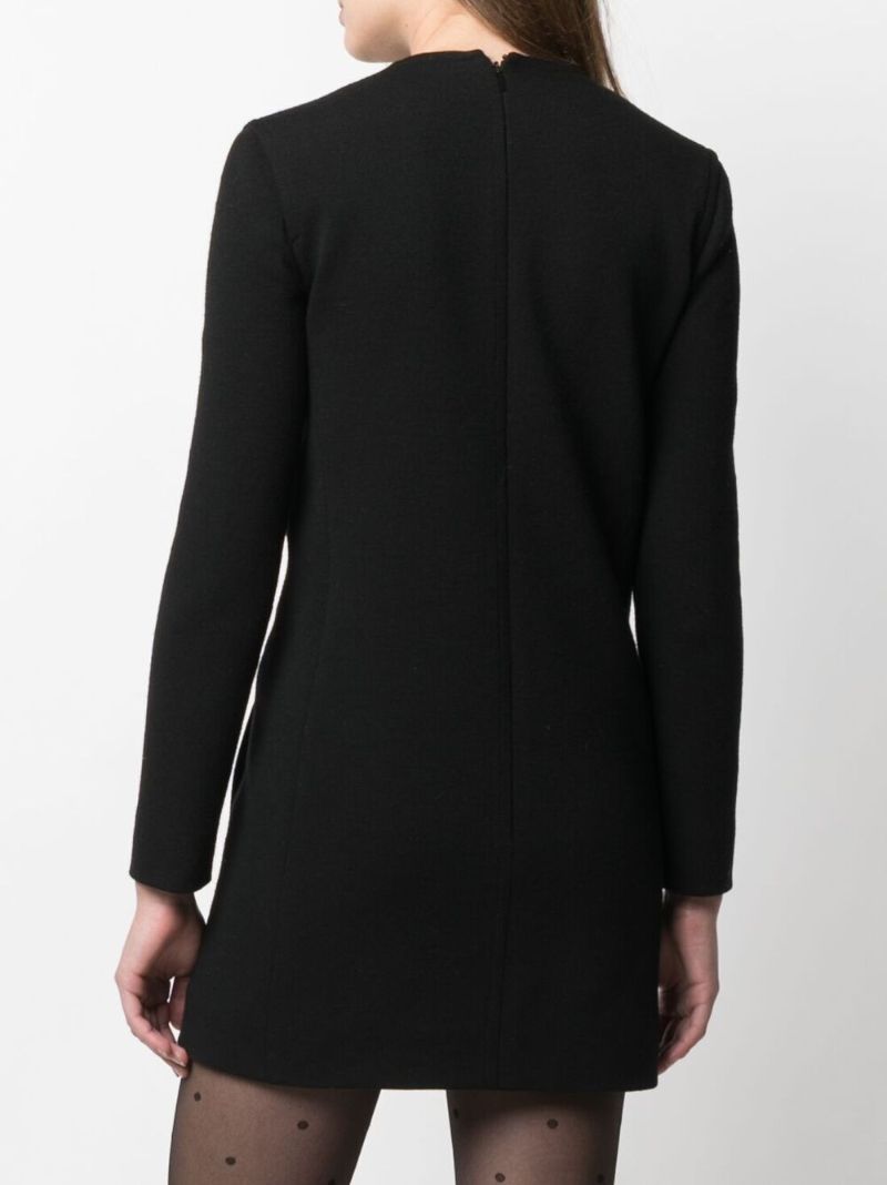 Plunging V-neck Dress
