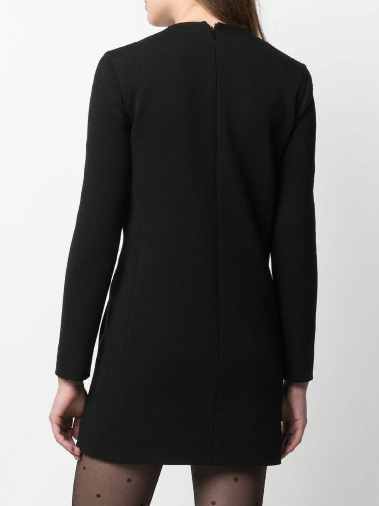 Plunging V-neck Dress