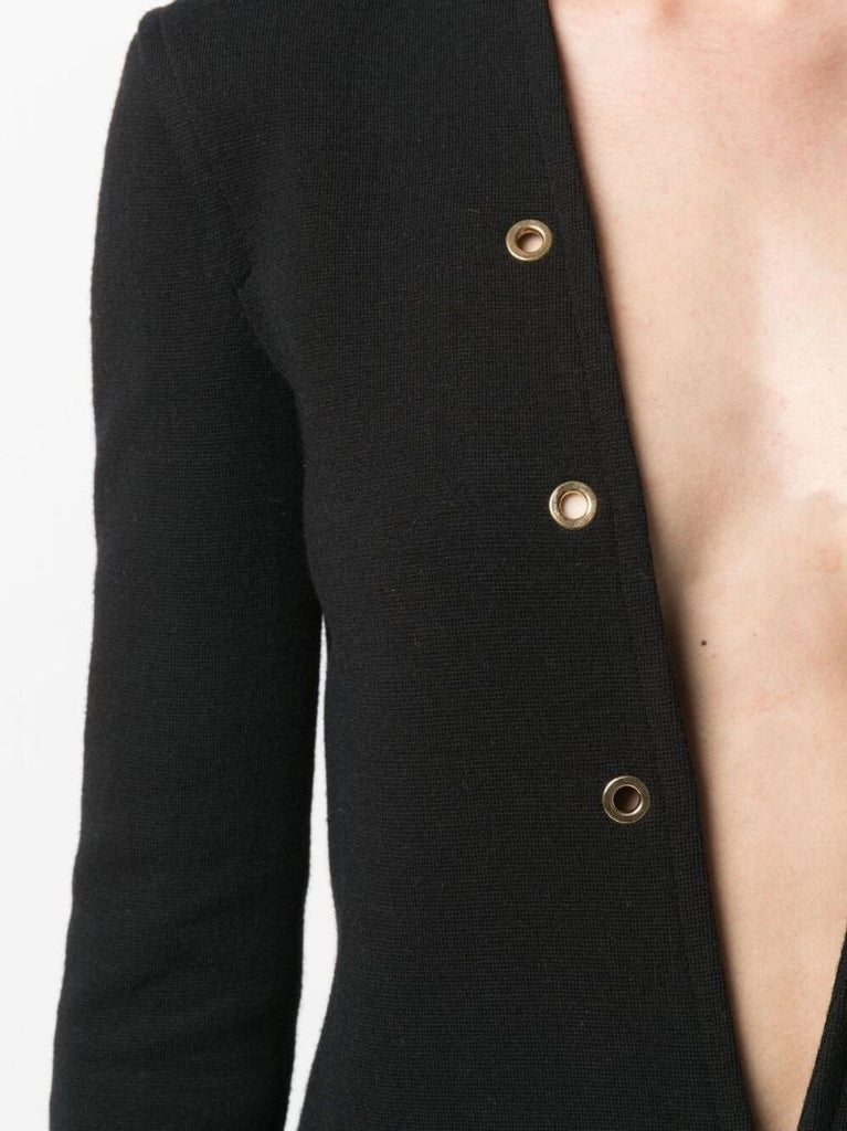 Plunging V-neck Dress