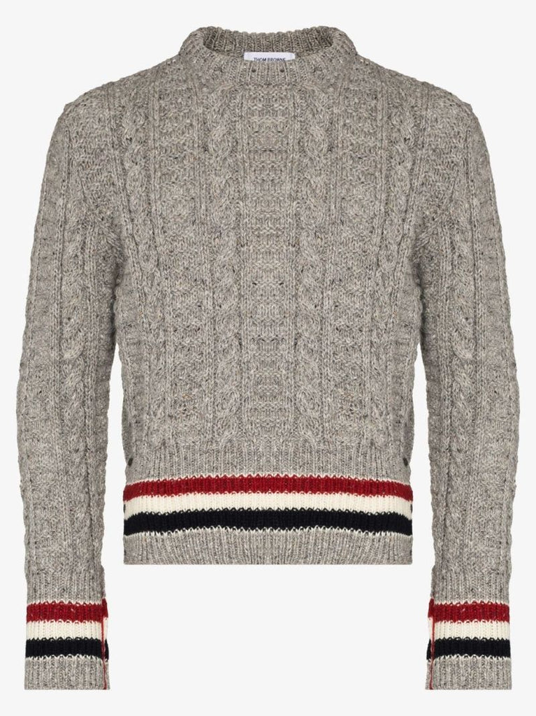 Donegal Rwb Knit Sweater