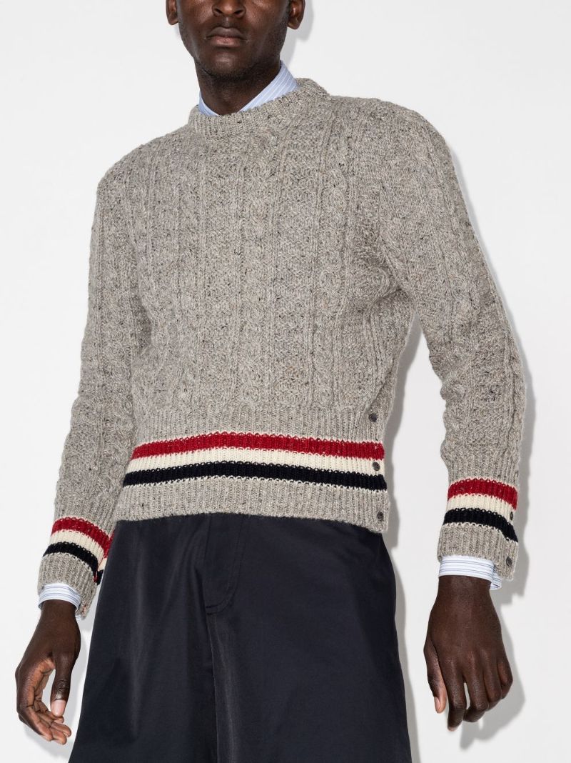 Donegal Rwb Knit Sweater