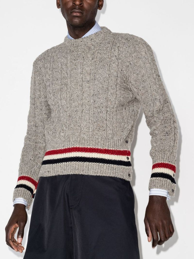 Donegal Rwb Knit Sweater