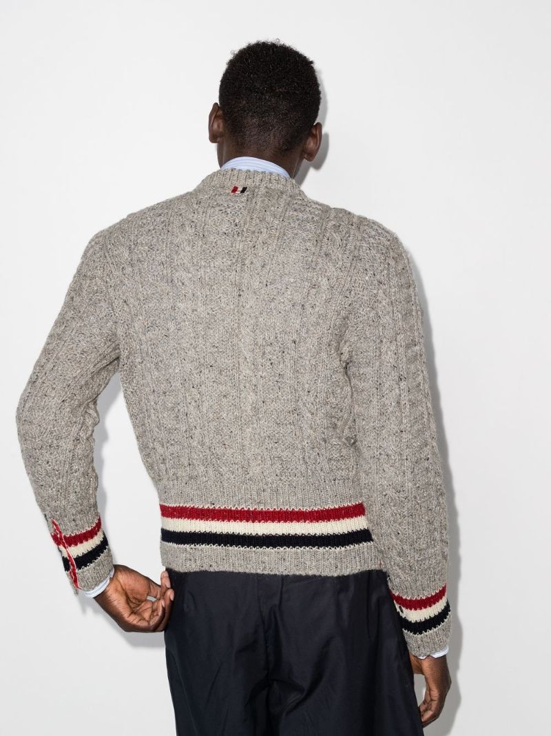 Donegal Rwb Knit Sweater